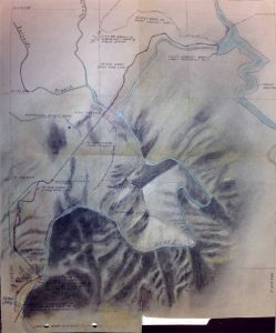 Original map with locations of Power plant and Pinnacle